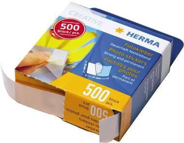 HERMA Klebepad 1070 12x17mm weiß 500 St./Pack.