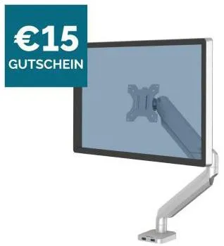 Fellowes Monitorarm Platinum Series 8056401 silber