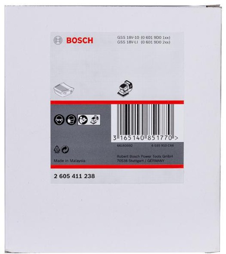 Bosch Staubbox f.GSS 18V-10 / GSS 18V-LI schwarz m.Filter 