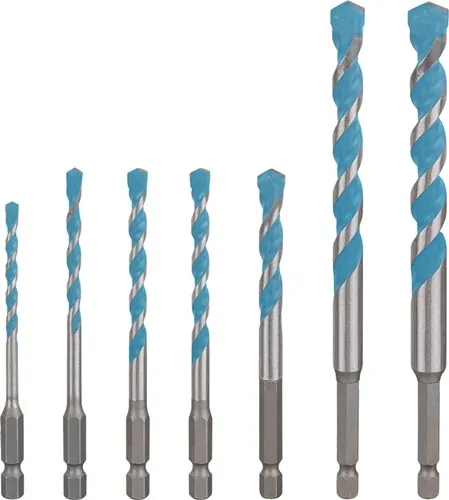 Bosch Bohrer-Set EXPERT HEX-9 Multi Construction 7-tlg.4/5/6/6/8/10/12mm