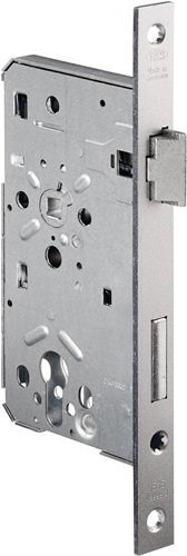 Objekt-Einsteckschloss 0515 PZW 20/ 55/72/8mm DIN R alufin.silber ktg.Kl3 Zinkd.