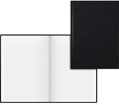 König Ebhardt Notizbuch 8655227 DIN A5 96Bl kar. schwarz