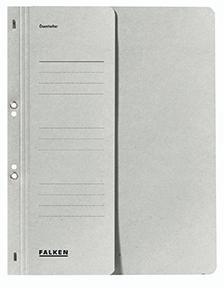 Falken Ösenhefter 80000508 DIN A4 kaufm. Heftung 250g Karton grau