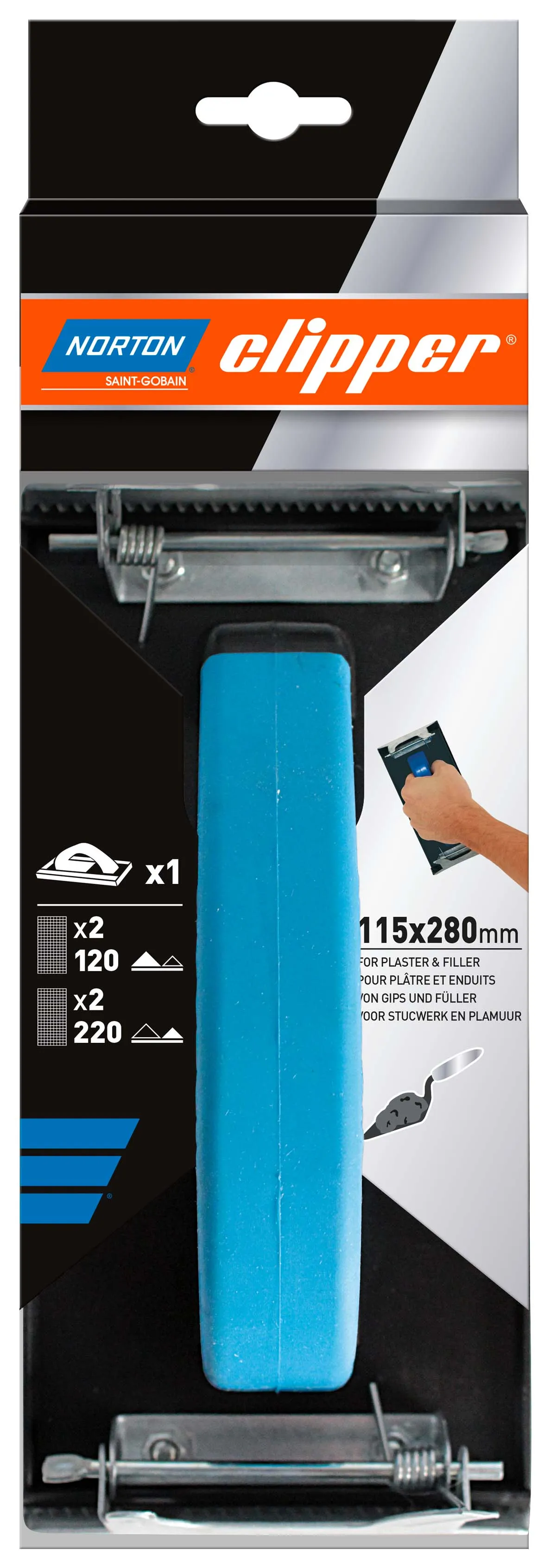Norton Clipper Gips-Schleifset