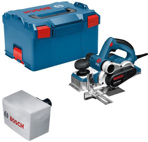 Bosch Hobel GHO40-82C Leistung 850W Hobel-B.82mm Spandicke 0-4mm G.2,2kg L-BOXX
