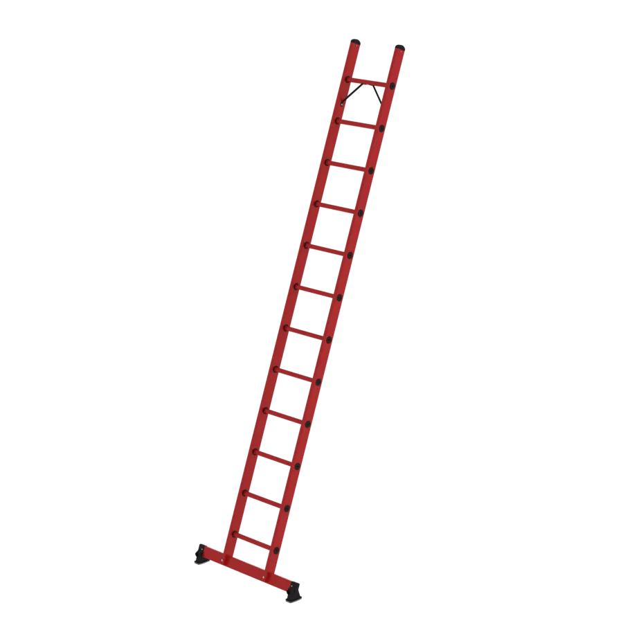 MUNK Sprossen-Anlegeleiter GFK mit nivello®-Traverse