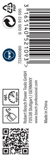 Bosch Metallbohrer PRO Stainless Steel Arbeits-L.24mm D.2mm L.49mm 10St.