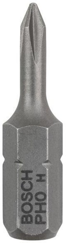 Bosch Schrauberbit Extra-Hart ISO1173 C6.3 PH 0 L.25mm 1/4Zoll-Außen-6kt 3erPack