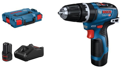 Bosch Akku-Schlagbohrschrauber GSB 12V-35 Drehz.0-460/1750 1/min m.2xAkku 3Ah i.L-BOXX