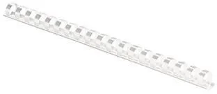 Fellowes Plastikbinderücken COMB 5345406 8mm weiß 100 St./Pack.