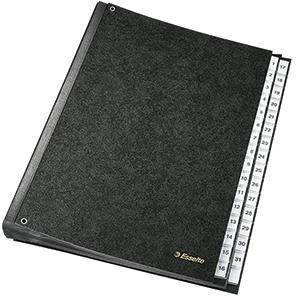 Esselte Pultordner 1114119 1-31 DIN A4 31Fächer Hartpappe schwarz