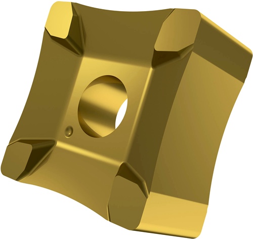 Scarfing-Schneideinsatz ISO SNMX 15-R35:6640 Radius 35mm MT-CVD beschicht. Gold