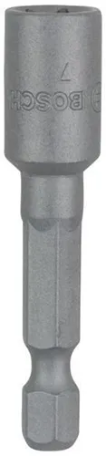 Bosch Steckschlüssel L.50mm SW7mm m.Magnet f.Gewinde M4