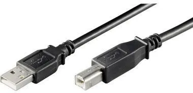 Goobay USB Kabel 68901 USB 2.0 3m A/B-Stecker schwarz