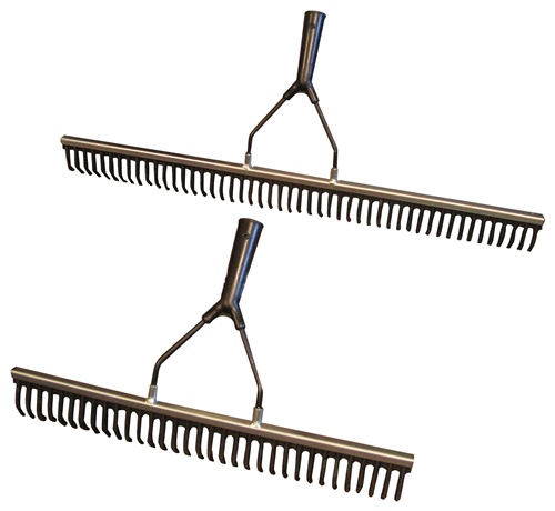 Gummirechen Zinken Stahl/Gummi ALUREX