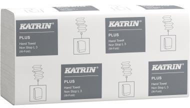 Katrin Papierhandtuch Plus Non Stop L3 61600 3lg. 20,3x32cm ws 2.250Bl.