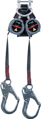 Höhensicherungsgerät TurboLite Edge Twin Öffnungs-W.55mm Gurtband 2,75m