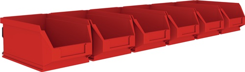 Sichtlagerkastenset mit Sichtlagerkästen MAUSER