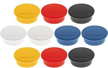 magnetoplan Magnet Discofix Color 1662010 40mm sortiert 10 St./Pack.