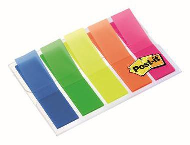 Post-it Haftstreifen Index Mini 683HF5 leuchtfarben 5 St./Pack.