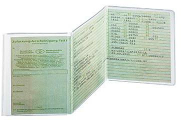 DURABLE Ausweishülle 214219 210x105mm Polypropylen transparent