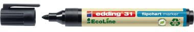 edding Flipchartmarker 31 EcoLine 4-31001 1,5-3mm Rundspitze schwarz