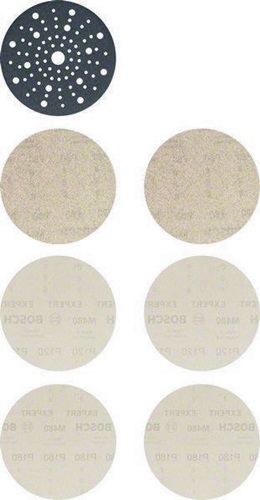 Bosch Schleifnetz-Set EXPERT M480 7tlg. D.150mm Körnung 2x 80/120/180 
