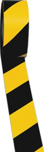 Bodenmarkierungsband Easy Tape PVC schwarz/gelb L.33m B.50mm Rl.ROCOL