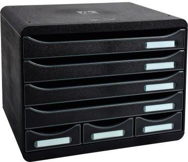 Exacompta Schubladenbox STORE-BOX MINI 307714D 7Schübe schwarz