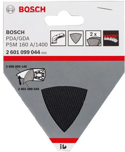Bosch Klettgewebeersatz f.Lamellenschleifvorsatz f.GDA 280E/PDA 180 etc. 2erPack