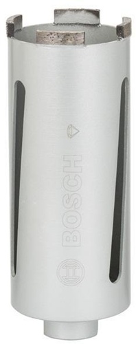 Bosch Diamanttrockenbohrkrone Standard f.Univ.Arbeits-L.65mm D.150 G 1/2Zoll 4 Seg.