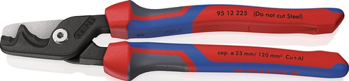 Kabelschere StepCut XL L.225mm Kopf brün.Comfort-Griff KNIPEX