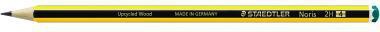 STAEDTLER Bleistift Noris 120-4 2H sechskantform gelb/schwarz