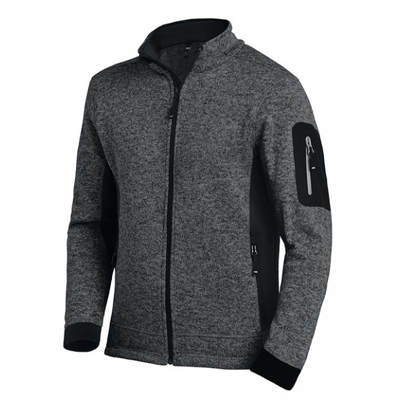 FHB Strick-Fleecejacke CHRISTOPH anthrazit/schwarz (79595 )