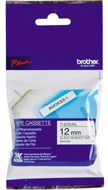 Brother Schriftbandkassette MK231BZ 12mmx8m unlaminiert sw auf ws