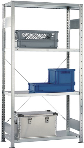Steckregal Tragfähigkeit 150 kg Feldlast 1650 kg META