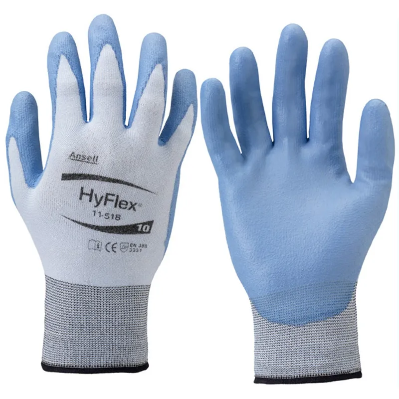 ANSELL Schnittschutzhandschuh HYFLEX blau (11-518)