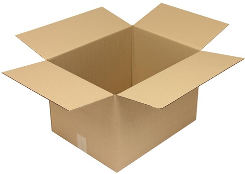 Faltkarton 1-wellig Maße 450x350x300 mm Qualität 1.30 C braun TRANSPAK