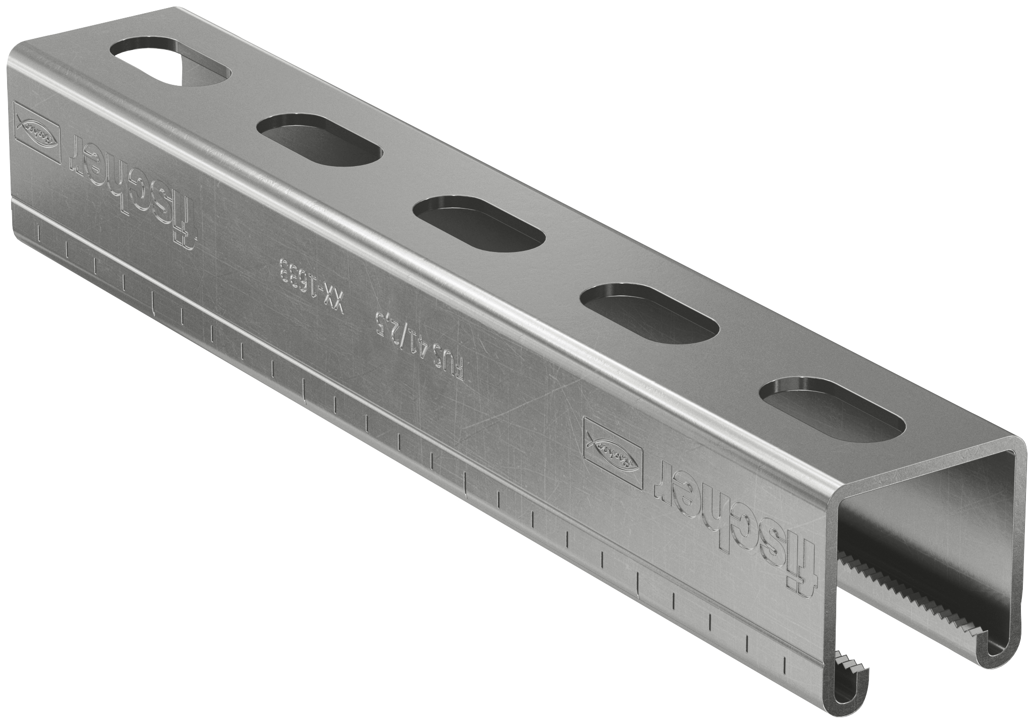 fischer Montageschiene FUS 41/2,0 - 2 m nicht rostender Stahl A4