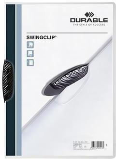 DURABLE Klemmmappe SWINGCLIP 226001 DIN A4 max. 30Bl. Klemme sw