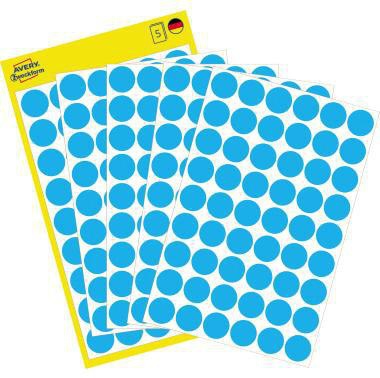 Avery Zweckform Markierungspunkt 3142 12mm blau 270 St./Pack.