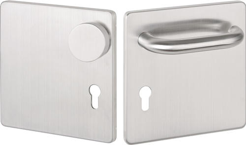 TECWERK Breitschildgarnitur NW-405-2 VA ma PZ Breitschild-Wechselgarnitur 