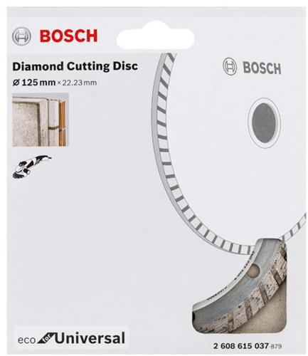 Bosch Diamanttrennscheibe Turbo Eco For Universal D.125mm