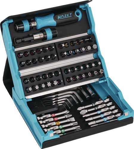 Bitsortiment SmartCase 2200SC-1 69-tlg.Schlitz/PH/PZD/6Kt./TX/TX-Bo HAZET