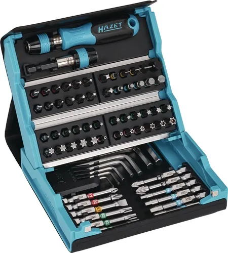Bitsortiment SmartCase 2200SC-1 69-tlg.Schlitz/PH/PZD/6Kt./TX/TX-Bo HAZET