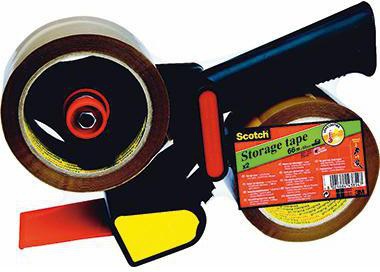 Scotch Packband 309R2D 50mmx60m braun 2 St./Pack.+Handabroller