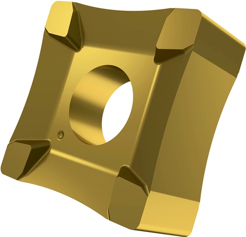 Scarfing-Schneideinsatz ISO SNMX 19-R45:6640 Radius 45mm MT-CVD beschicht. Gold
