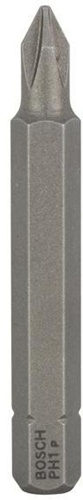 Bosch Schrauberbit Extra-Hart ISO1173 C6.3 PH 1 L.51mm 1/4Zoll-Außen-6kt 3erPack