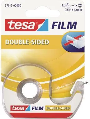 tesa® Klebefilm 57912 7,5mx12mm inkl. Einwegabroller auf Karte
