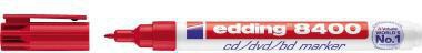 edding CD/DVD-Marker 8400 4-8400002 0,5-1mm Rundspitze rt